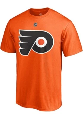 NHL KID'S PHILADELPHIA FLYERS SHAYNE GOSTISBEHERE #53 T-SHIRT, ORANGE,MED 10/12 - Image 1 of 3