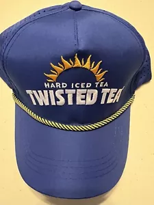 Twisted Tea Hat Baseball Cap Blue Mesh Trucker Original Hard Iced T NEW - Picture 1 of 9