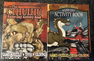 ✰ The CTHULU ✰AND✰ Dungeons & Dragons ✰ Rainy-Day Activity/Coloring Books D&D - Picture 1 of 10