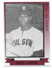 Rod Carew 2005 Carolina League 50th Year All-Time Anniversary Card 