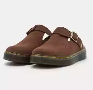 Dr. Martens Vibe Carlson Wildleder Schuhe dunkelbraun Pantolette Unisex UK 9 - Bild 1 von 6