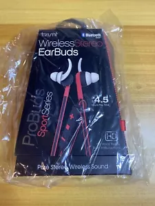 Tzumi Wireless Stereo HD Earbuds. Built In Microphone. Up To 4.5 Hrs. Play Time. - Picture 1 of 3