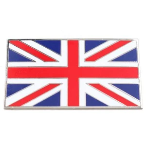 Selbstklebende emaillierte Union Jack Flagge Abzeichen Metall Oldtimer GB Auto Emblem - Bild 1 von 1