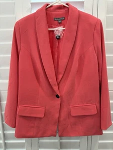 Jessica London Women’s Pink Plus Size 16 Lined Career Classic Jacket Blazer - Picture 1 of 7