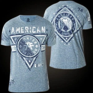 AMERICAN FIGHTER Affliction Camiseta Siena Heights Azul Camisetas - Imagen 1 de 4