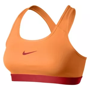Nike Best Sports Reggiseno Donna Pro Classico Abbigliamento Allenamento Allenamento Arancione X-Small - Foto 1 di 3