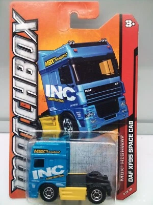 Matchbox Superfast / MB702 - DAF XF95 Space Cab - Blue - INC - Model Truck x1 - Image 1 of 4