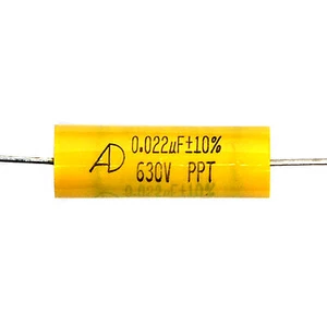 100pc PPT Metallized Polypropylene Film Capacitor 223 0.022uF 630V K 10% AID - Picture 1 of 3