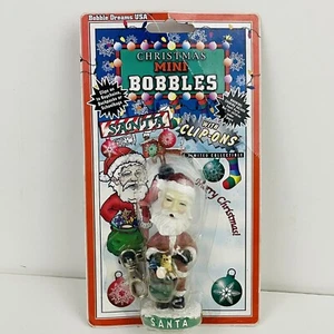 Mini Bobble Head de Navidad De Colección Papá Noel Llavero Bobble Dreams 2002 Edición Limitada - Imagen 1 de 9