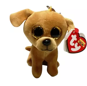 TY BEANIE BOOS CLIPS KEY RING KEYCHAIN PORTACHIAVI CANE DOG ZUZU 35256 - Imagen 1 de 2