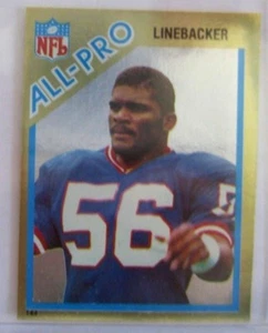 LAWRENCE TAYLOR RC 1982 TOPPS MINI STICKER ROOKIE#144 EX/MINT+ GRADE-NY GIANTS - Picture 1 of 2