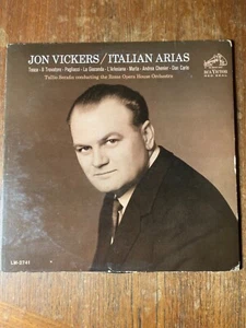 JON VICKERS ITALIAN ARIAS LP RED SEAL LM-2741 VINYL RECORD 1964 VG - Picture 1 of 6