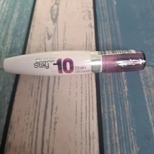 Maybelline New York Superstay 10 horas Brillo Mancha Lujoso Lila ¡SELLADO! - Imagen 1 de 7