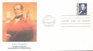 1989 FDC - Scott# 2194 - $1.00 Johns Hopkins - Fleetwood - Picture 1 of 1