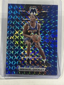 2022-23 Panini Mosaic Immanuel Quickley Blue Mosaic Prizm #/199