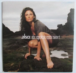ELSA LUNGHINI - CD SINGLE PROMO "À QUOI ÇA SERT" - Bild 1 von 2