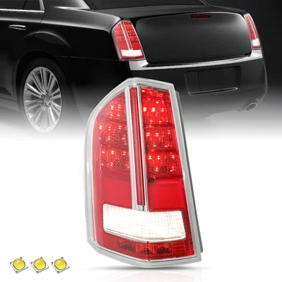 Driver Side For 2011-2014 Chrysler 300 W/ Red Accent LED Tail Lights Brake Lamps — 第 1/4 张图片