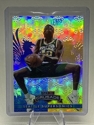 2013-14 Panini Crusade - Shawn Kemp #202 Blue Supersonics NM+ - Image 1 of 2