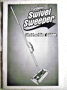 NEW ONTEL CORDLESS SWIVEL SWEEPER BLACK 45 MIN CHARGES FOR LOW CARPET HARD FLOOR - Picture 1 of 11