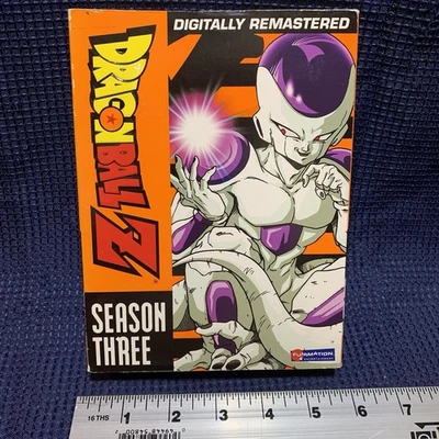 Dragon Ball Z Season 3 (6-Disk Set, 33 Episodes, DVD 2007 Slipcover) Frieza Saga Foto 1 de 4