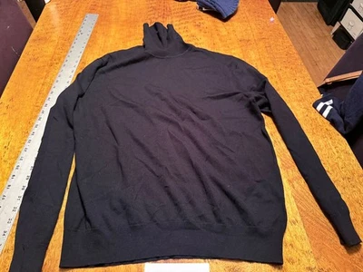 Jersey Charles Tyrwhitt NEGRO Pure Merino Cuello Redondo Para Hombre Talla XL E5 EE. UU. Foto 1 de 4