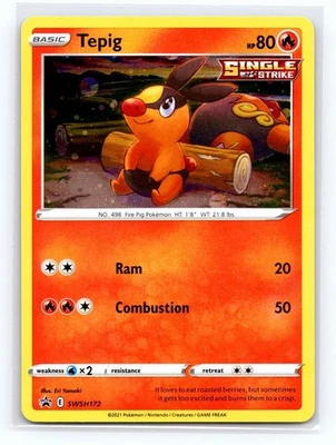 SWSH: Sword & Shield Promo Cards #SWSH172 Tepig B - Image 1 of 2