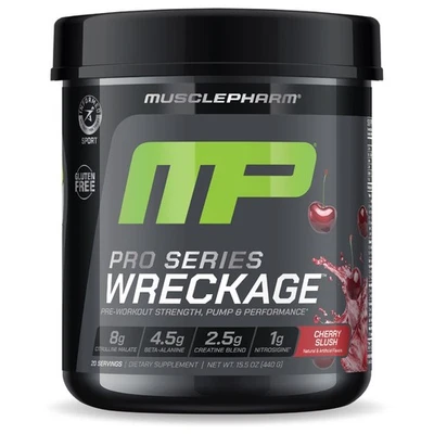 Pro Series Wreckage™, preentrenamiento, aguanieve cereza, 15,5 oz (440 g) Foto 1 de 4