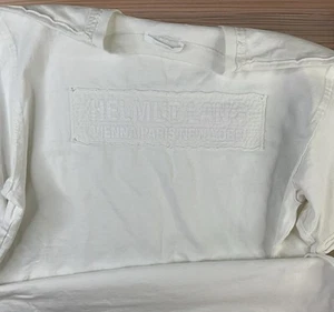 Helmut Lang T-Shirt Embroidered Tee Vienna Paris New York Crewneck Men Sz XL - Picture 1 of 9
