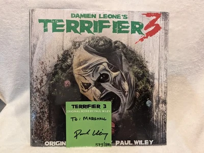 DAMIEN LEONE’S TERRIFIER 3 VINYL SOUNDTRACK Paul Wiley /800 GREEN COLOR RARE - Image 1 of 2