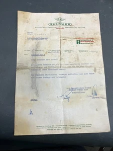 original Zündapp 201S Brief Werksbrief Anschreiben Kunde Werk Briefpapier 4105-2 - Picture 1 of 4
