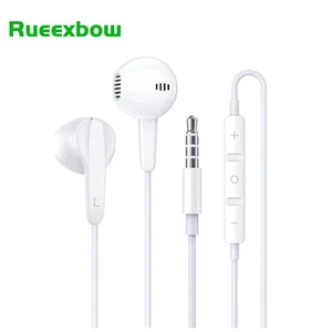 RUEEXBOW 3,5mm Przewodowe słuchawki douszne F Xiaomi Huawei iPhone Smartphone - Zdjęcie 1 z 14