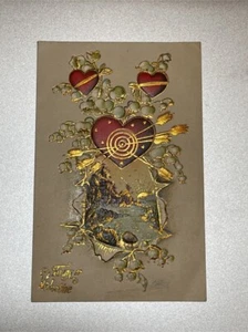 Vintage Valentine Postcard Embossed Posted - Picture 1 of 12