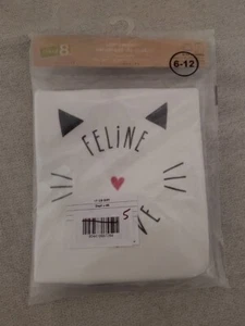 Crazy 8 Baby Mädchen 2-teiliges Langarm Pyjama Set weiße Katze Größe 6-12M ** - Bild 1 von 5