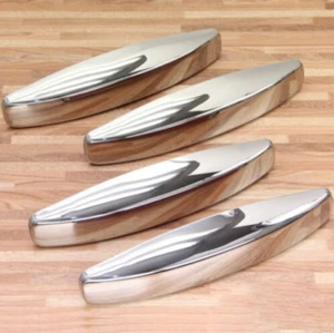 Set Edelstahl Türgriffe Blenden Chrom für Dacia Lodgy 4 Türen ab 2012 - Picture 1 of 2