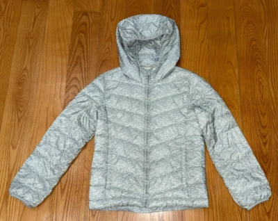 GAP KIDS: Girl's Gray Puffer Jacket; Inner Layer White, Size XL (Regular) - Image 1 of 4