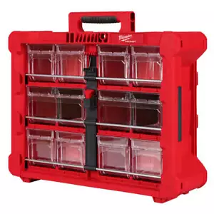 Milwaukee 48-22-8433 PACKOUT Contenedor Inclinable Organizador con 10 Contenedores de Acceso Rápido - Imagen 1 de 11