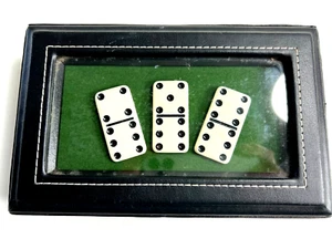 Dominosteine 28er Set in Shadow Box sehr guter Zustand - Bild 1 von 4