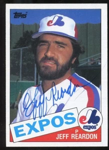 Jeff Reardon #375 signed autograph auto 1985 Topps Baseball Trading Card - Picture 1 of 1
