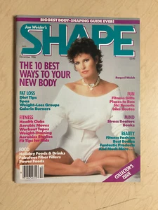 december 1986 Shape Raquel Welch sexy cover Lisa Hartman CHER Christy Brinkley - Picture 1 of 12