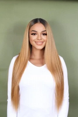 Jazzy Princess Flexi Teil Kakao Lace Front Perücke 28" Bestseller UK