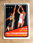 ABA CHAMPIONSHIP GAME #3 ~~~ 1972 topps card #243