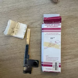 JANOME CIRCULAR ATTACHMENT FOR SEWING CIRCLES NEW HOME - Picture 1 of 2