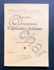 Novo Vocabolario Esperanto-Italiano - G. Meazzini - ed. 1922