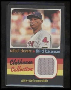 2020 Topps Heritage #CCR-RD Rafael Devers Clubhouse Relics (High Number) - Picture 1 of 2