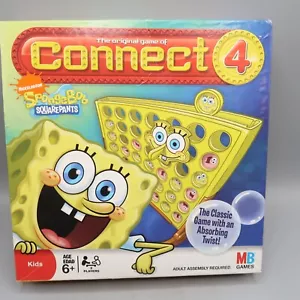 Bob Esponja Pantalones Cuadrados Connect 4 2008 Hasbro Nickelodeon Niños Juego Diversión Familiar - Imagen 1 de 8