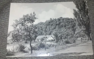 Postkarte Burgruine Gleichen mit Gaststätte Freudenthal S/W 0,20 DM 1962 Stempel - Bild 1 von 2
