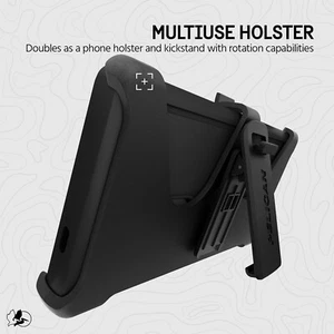 Pelican Voyager Belt Clip Holster for Samsung Galaxy S24 Ultra - Black - Picture 1 of 4