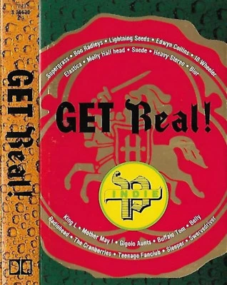 Various ‎Get Real! CASSETTE ALBUM PROMO INDIE ROCK Radiohead Blur Suede Sleeper - Image 1 of 4