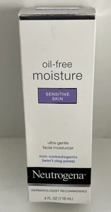 Neutrogena Oil Free Moisture Sensitive Skin 4 oz. New In Box (1) - Picture 1 of 5