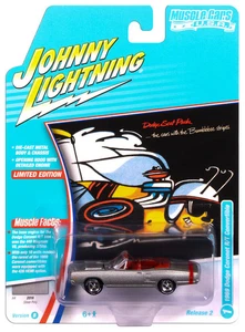Dodge Coronet R/T 1969 plateado Johnny Lightning Muscle Cars escala 1:64 - Imagen 1 de 3